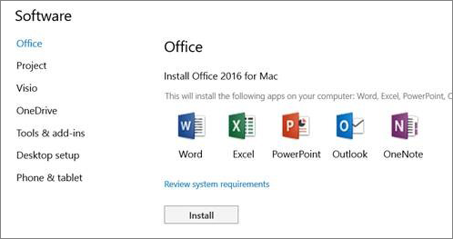 can you install microsoft 2016 pro on windows emulator on mac